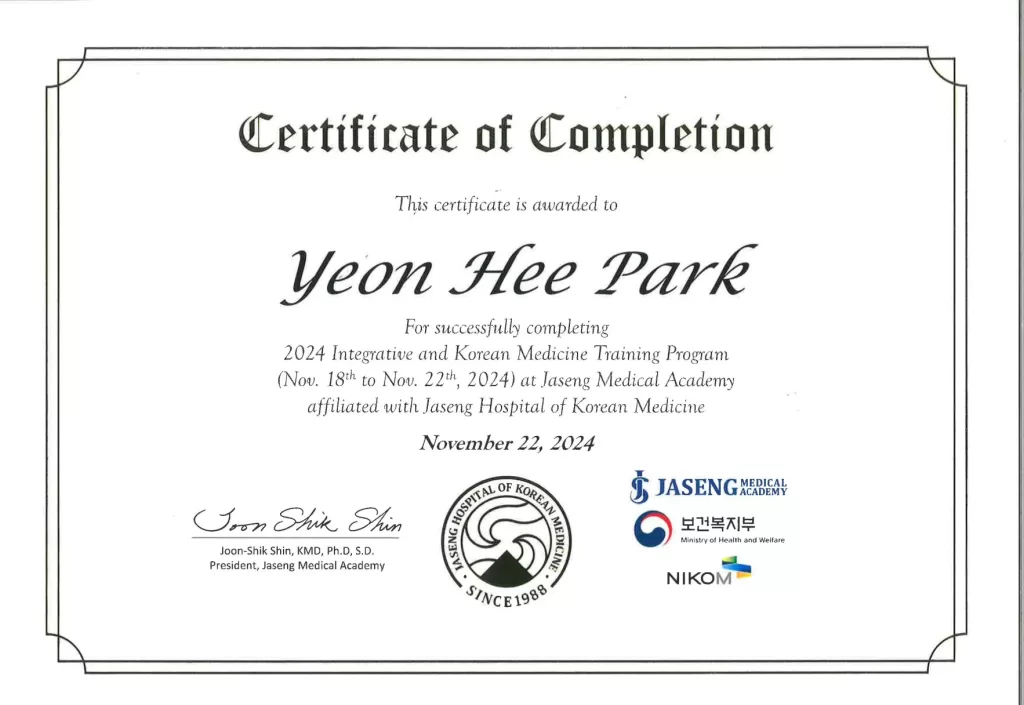 Acupuncture Certification